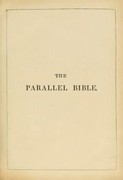 Cover of: The parallel Bible | 