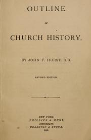 Cover of: Outline of church history