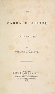 Cover of: The Sabbath school as it should be.