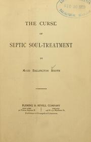 Cover of: The curse of septic soul-treatment