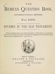 Cover of: The Berean question book for 1879 by 