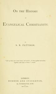 Cover of: On the history of evangelical Christianity.
