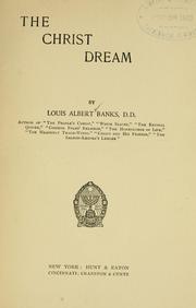 Cover of: The Christ dream.