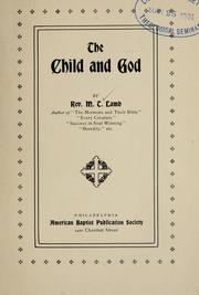 Cover of: The child and God | Lamb, M. T., (Martin Thomas)