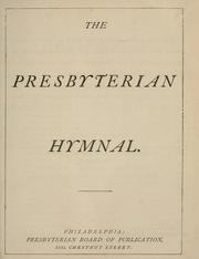 Cover of: The Presbyterian hymnal