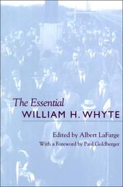 Cover of: The Essential William H. Whyte