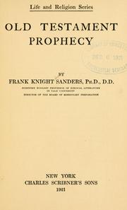 Cover of: Old Testament prophecy