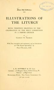 Cover of: Illustrations of the liturgy by Clement O. Skilbeck