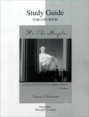 Cover of: Study Guide for Use With We the People: A Concise Introduction to American Politics
