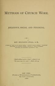 Cover of: Methods of church work: religious, social and financial