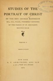 Studies of the portrait of Christ by Matheson, George