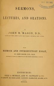 Cover of: Sermons, lectures, and orations