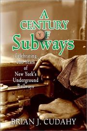 Cover of: A Century of Subways by Brian Cudahy