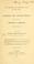 Cover of: The commission and consequent duties of the clergy