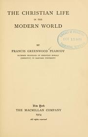 Cover of: The Christian life in the modern world