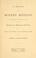 Cover of: A manual of modern missions