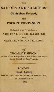 Cover of: The sailors' and soldiers' Christian friend, and pocket companion
