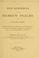 Cover of: A new rendering of the Hebrew Psalms into English verse, with notes, critical, historical and biographical, including an historical sketch of the French, English and Scotch metrical versions