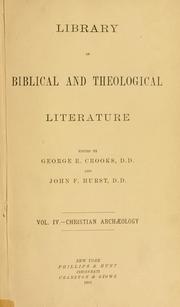 Cover of: Christian archaeology by Charles Wesley Bennett