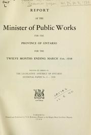 Cover of: ONTARIO SESSIONAL PAPERS. by Ontario. Legislative Assembly.