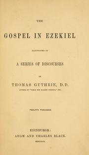 Cover of: The gospel in Ezekiel by Guthrie, Thomas