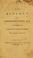 Cover of: Apology of Theophilus Lindsey, M.A. on resigning the vicarage of Catterick, Yorkshire.