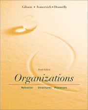 Cover of: Organizations by Gibson, James L.