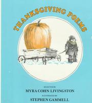 Cover of: Thanksgiving poems