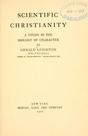 Cover of: Scientific Christianity by Gerald Rowley Leighton