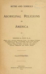 Cover of: Myths and symbols: or, Aboriginal religions in America