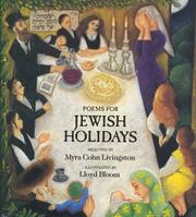 Cover of: Poems for Jewish holidays