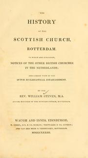 Cover of: The history of the Scottish church, Rotterdam.