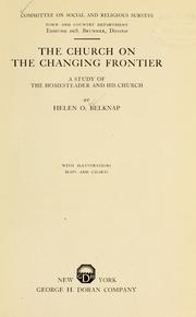 Cover of: The church on the changing frontier by Helen Olive Belknap, Helen Olive Belknap