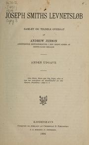Cover of: Joseph Smiths levnetsløb.