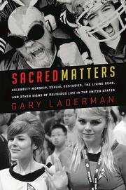 Cover of: Sacred Matters by Gary Laderman