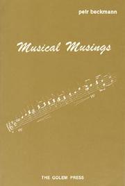 Cover of: Musical musings
