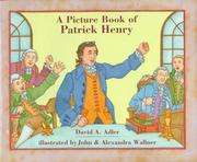 Cover of: A picture book of Patrick Henry by David A. Adler
