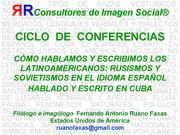 Cover of: "Rusismos en el español de Cuba. Un estudio sociolingüístico". En Estudios de Lingüística Aplicada (México), No. 15 y 16, pp. 234-239 by Ruano Faxas, Fernando Antonio