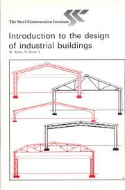 Cover of: Introduction to the design of industrial buildings