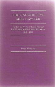 Cover of: The unobtrusive Miss Hawker | Peter Rowland