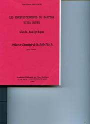 Cover of: Les enregistrements du baryton Titta Ruffo: guide analytique
