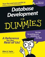 Cover of: Database development for dummies