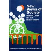 Cover of: New Views of Society: Robert Owen for the 21st-century