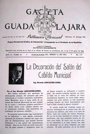 Cover of: La Decoración del Salón del Cabildo Municipal by Ricardo Lancaster-Jones
