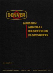 Cover of: Mineral processing flowsheets. | Denver Equipment Company.