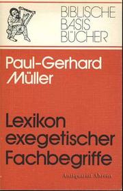 Cover of: Lexikon exegetischer Fachbegriffe