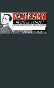Cover of: Myśli i cytaty by Stanisław Ignacy Witkiewicz