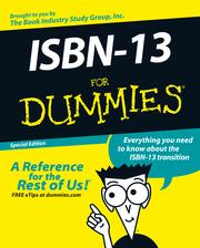 Cover of: ISBN-13 for dummies