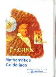 Cover of: Mathematics Guidelines