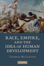 Cover of: Race, empire, and the idea of human development